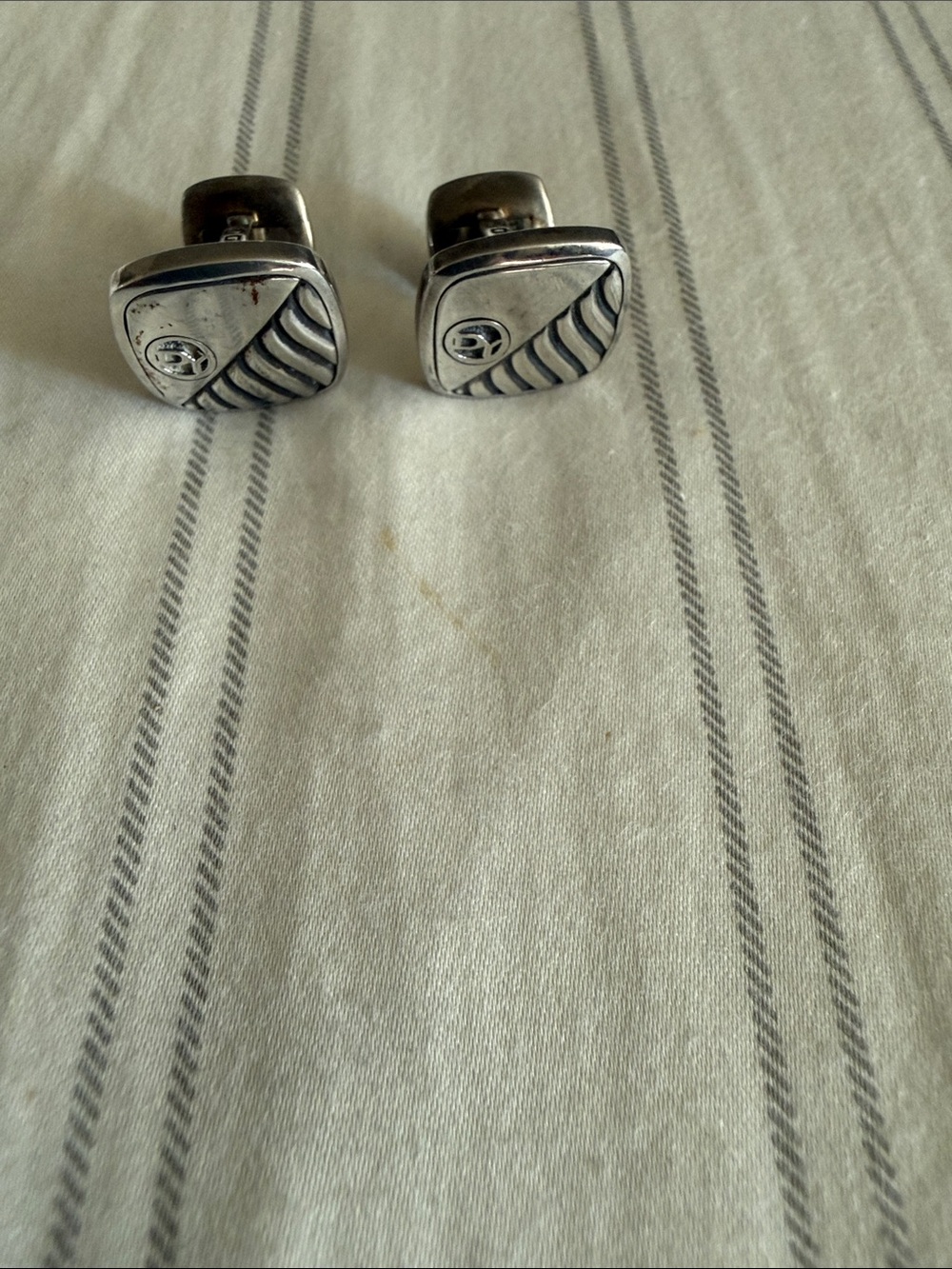 David Yurman 925 Sterling Silver Cufflinks 23.1g